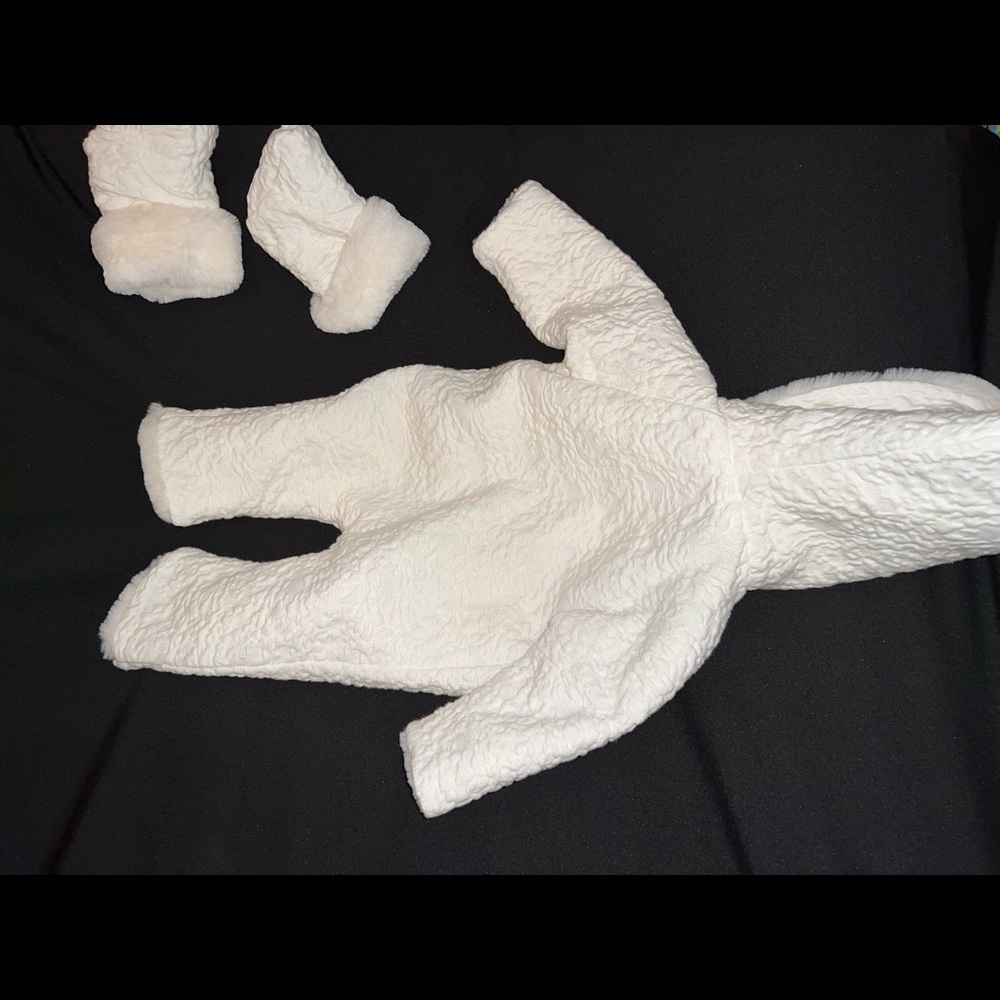 Ivory unisex baby pramsuit PAZ RODRIGUEZ 1m UEC